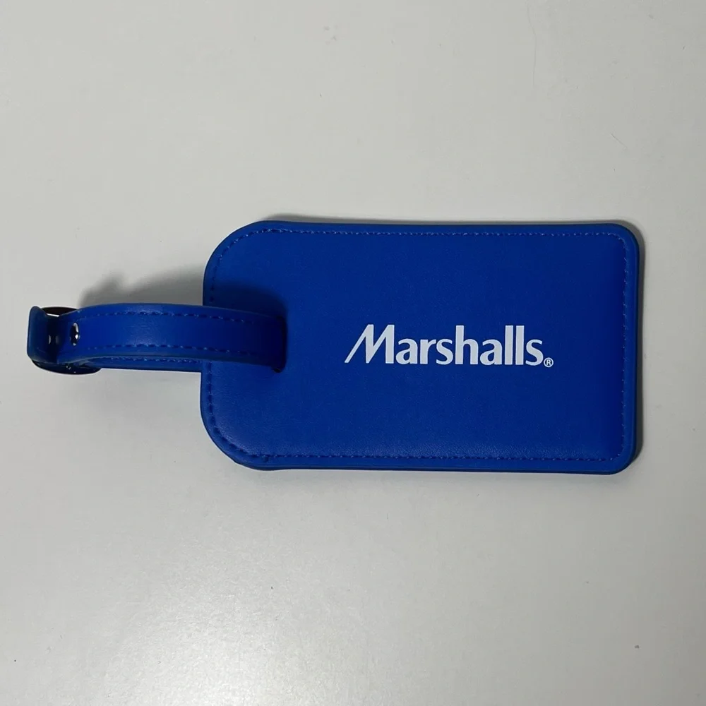 Marshalls Blue Luggage Suitcase Carryon Bag Identification Tag